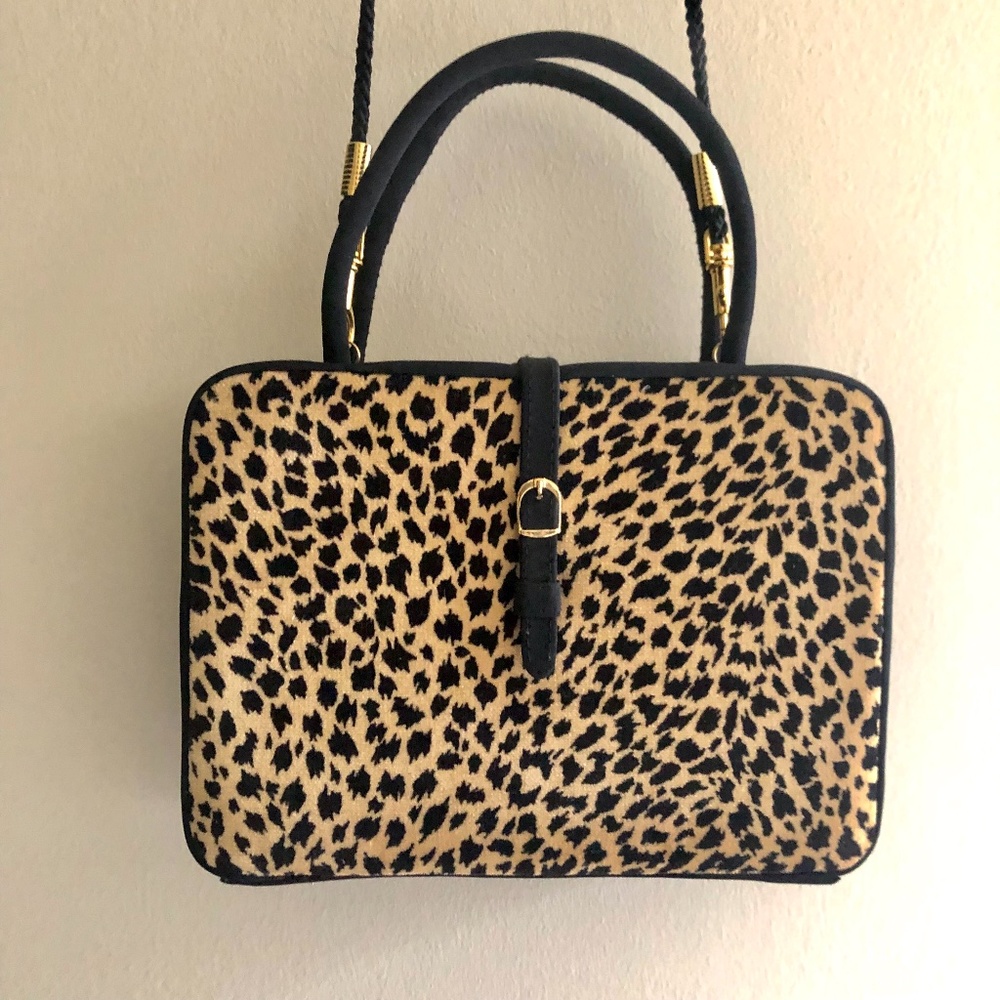 Leopard print bag